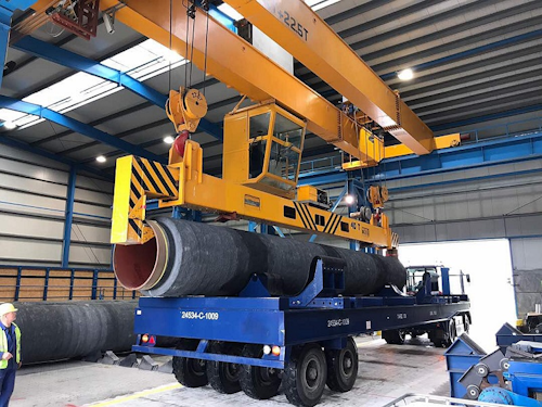 Concrete weight coating begins for Nord Stream 2 pipes
