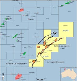 AC/P50 and AC/P51 exploration permits in the Vulcan sub-basin offshore northwest Australia AC/P50 and AC/P51 exploration permits in the Vulcan sub-basin offshore northwest Australia