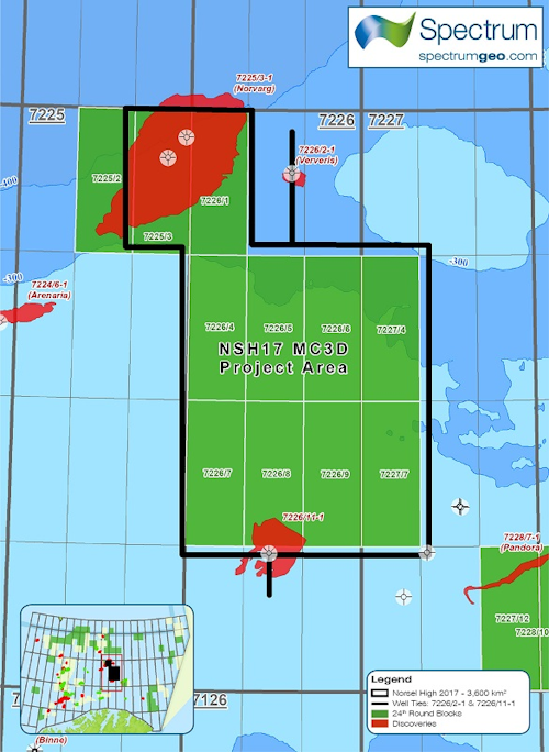 Norsel High 3D seismic survey in the Barents Sea