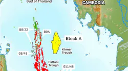 Block A offshore Cambodia