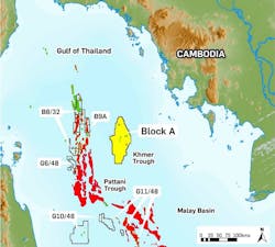 Block A offshore Cambodia Block A offshore Cambodia