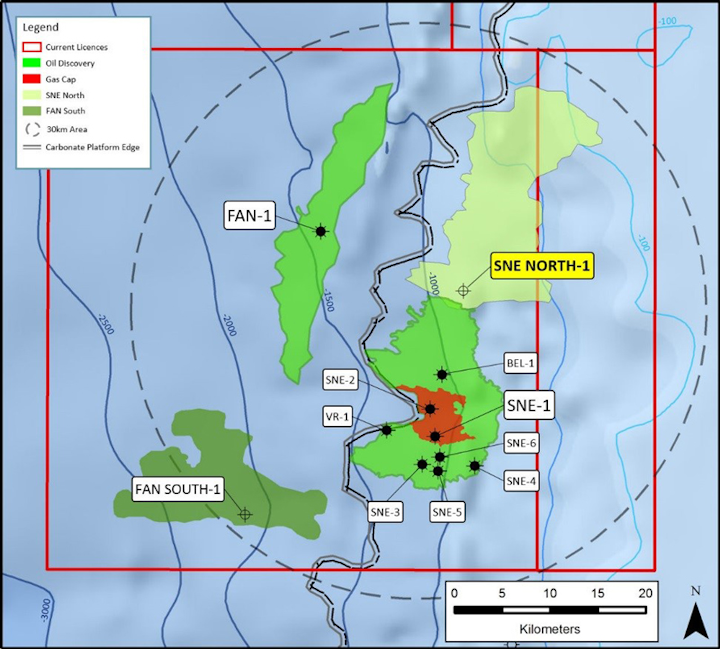 SNE North-1 offshore Senegal