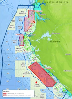 Gabon South 3D multi-client seismic survey Gabon South 3D multi-client seismic survey