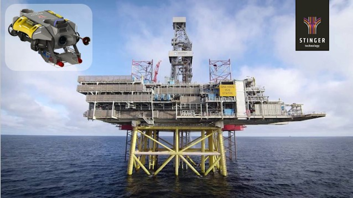Mini-ROV structural inspections at the Gina Krog platform offshore Norway