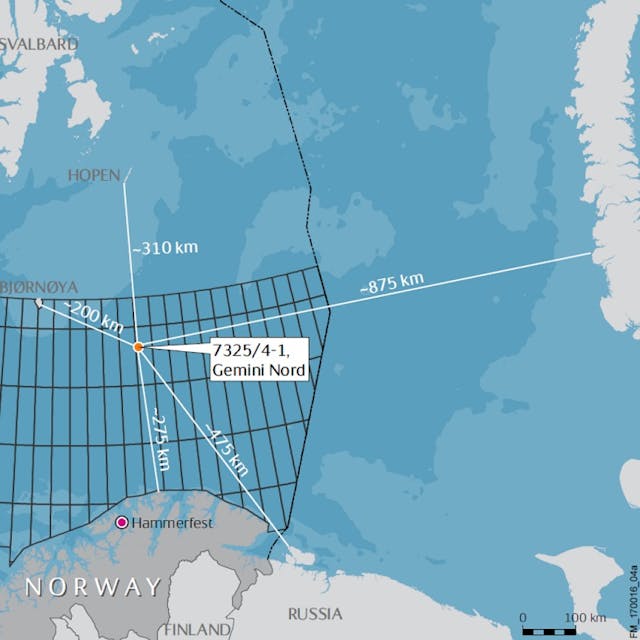 Gemini Nord prospect in the Barents Sea