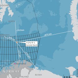 Gemini Nord prospect in the Barents Sea Gemini Nord prospect in the Barents Sea