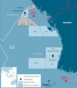 Woodside interests offshore Myanmar