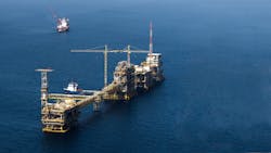 Zuluf Gas-Oil Separation Plant 3 offshore Saudi Arabia Zuluf Gas-Oil Separation Plant 3 offshore Saudi Arabia