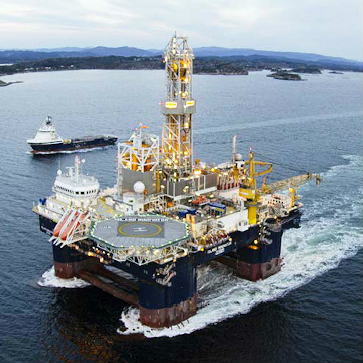 Island Drilling’s semisubmersible Island Innovator