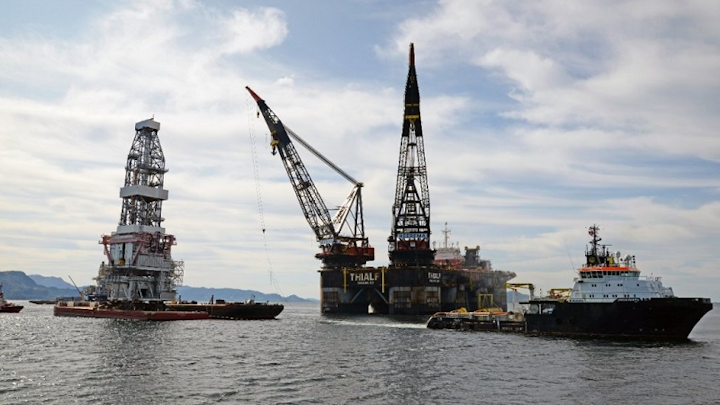 Johan Sverdrup drilling platform