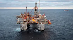 Heidrun platform in the Norwegian Sea
