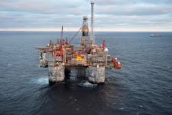Heidrun platform in the Norwegian Sea Heidrun platform in the Norwegian Sea