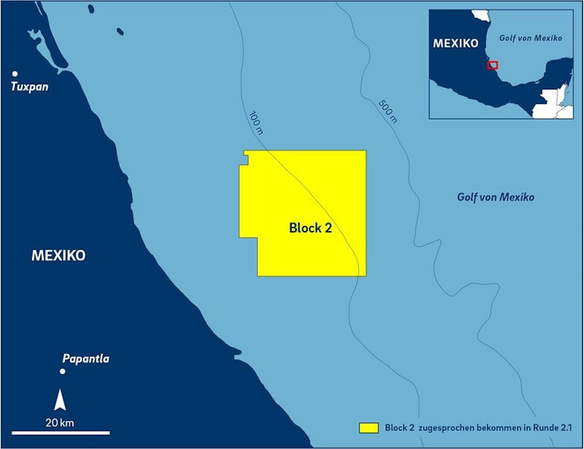 Block 2 offshore Mexico