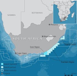 Statoil exploration licenses offshore South Africa