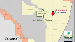 Orinduik block offshore Guyana
