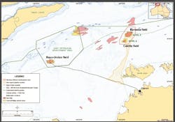 Barossa is a gas/light condensate field offshore northern Australia Barossa is a gas/light condensate field offshore northern Australia