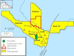ExxonMobil&apos;s discoveries and prospects offshore Guyana