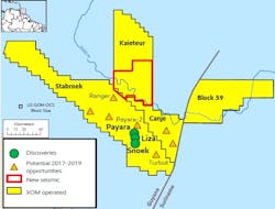 ExxonMobil's discoveries and prospects offshore Guyana ExxonMobil's discoveries and prospects offshore Guyana