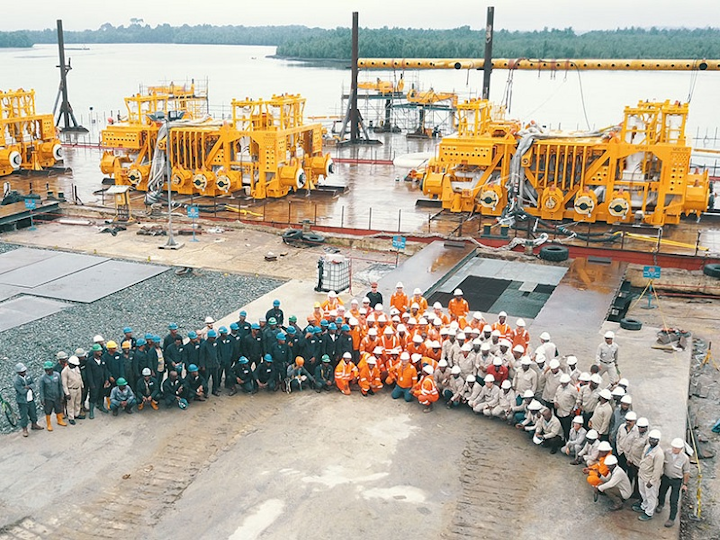 TechnipFMC’s six manifold modules for Total’s deepwater Egina project offshore Nigeria