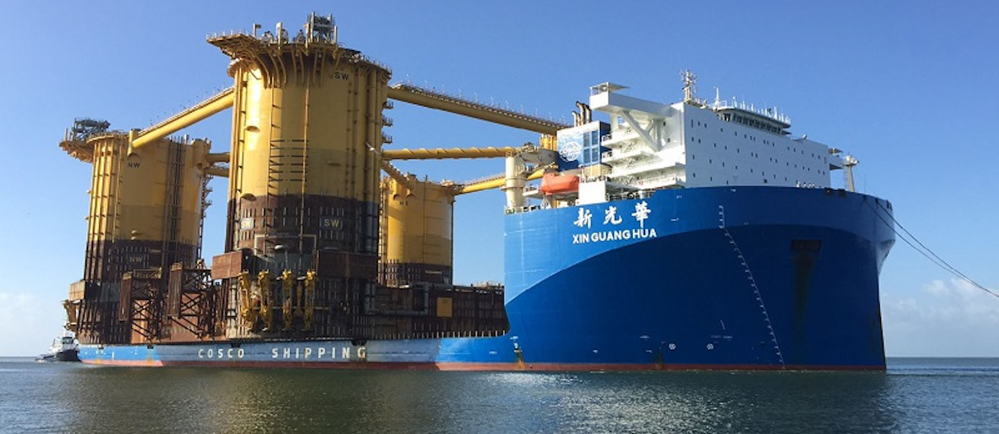 Shell’s Appomattox hull arrives in Ingleside Offshore
