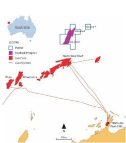WA-359-P and WA-409-P exploration permits in the Carnarvon basin offshore northwest Australia