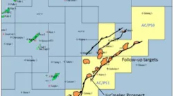 Exploration permits in the Vulcan sub-basin offshore northwest Australia