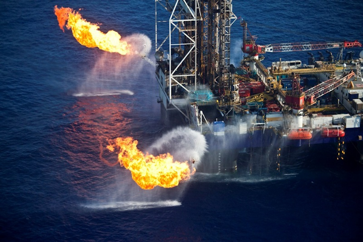Expro well testing operation in the North Sea