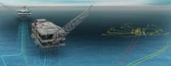 Leviathan deepwater field development offshore Israel
