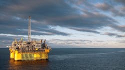 The Troll C platform in the North Sea