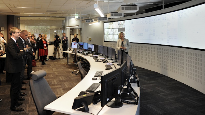 Onshore control room at Sandsli, from where the Valemon platform will be remote controlled. Statoil