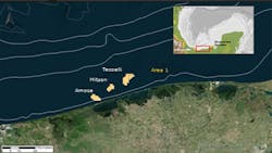 Tecoalli, Amoca, and Miztón fields in Area 1 offshore Mexico Tecoalli, Amoca, and Miztón fields in Area 1 offshore Mexico
