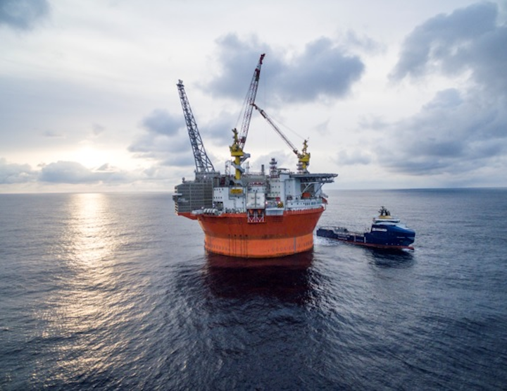 Goliat FPSO offshore Norway in the Barents Sea