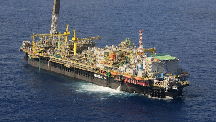 P-54 FPSO on the Roncador oil field