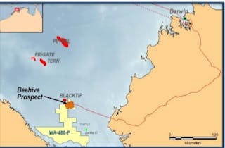 WA-488-P permit offshore Western Australia