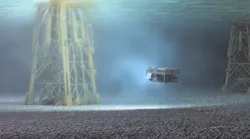 Rovco 3D reconstruction of a subsea jacket structure
