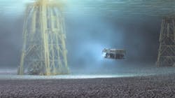 Rovco 3D reconstruction of a subsea jacket structure Rovco 3D reconstruction of a subsea jacket structure