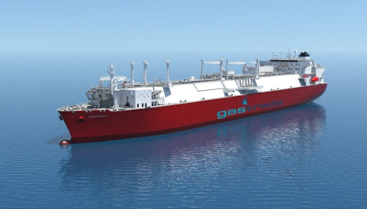 Gastrade floating storage and regasification unit
