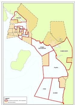 License blocks being promoted in the 2018 Cameroon license round License blocks being promoted in the 2018 Cameroon license round
