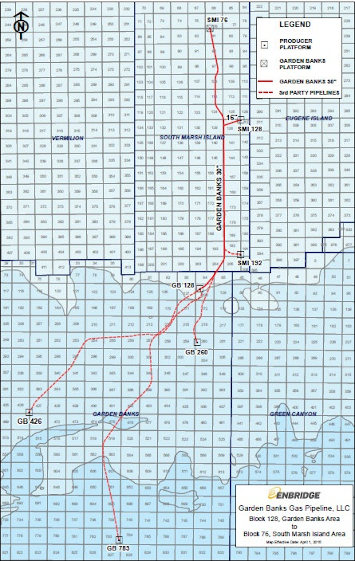 South Marsh Island Block Map
