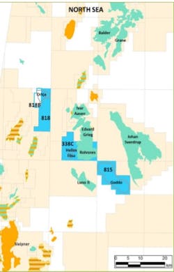 PL818B license in the Norwegian North Sea PL818B license in the Norwegian North Sea