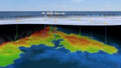 Johan Sverdrup field layout offshore Norway Johan Sverdrup field layout offshore Norway