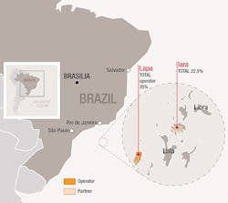 Lapa and Iara fields offshore Brazil