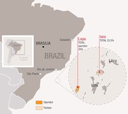 Lapa and Iara fields offshore Brazil Lapa and Iara fields offshore Brazil