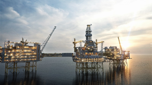 Johan Sverdrup Phase 1 oil and gas field development offshore Norway