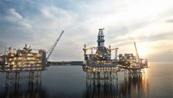 Johan Sverdrup Phase 1 oil and gas field development offshore Norway