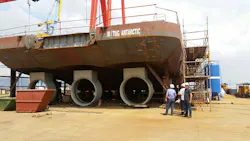 Anchor handling tug and supply vessel prior to Ecospeed application Anchor handling tug and supply vessel prior to Ecospeed application