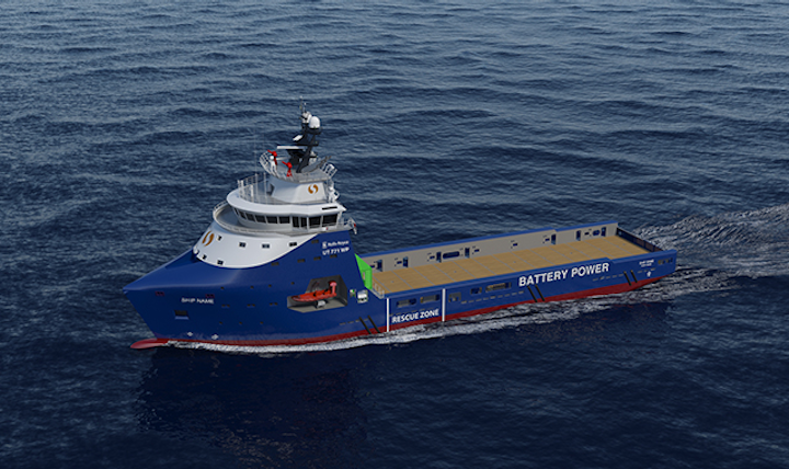 Platform supply vessel