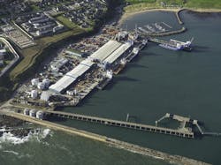 ASCO's Peterhead offshore supply base ASCO's Peterhead offshore supply base