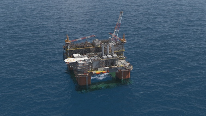 Concept image of the Mad Dog Phase 2 production platform