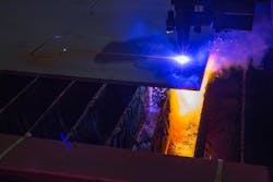 First steel cut for the hull of SBM Offshore&rsquo;s first standardized Fast4Ward FPSO at the SWS yard in Shanghai